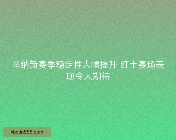 辛纳新赛季稳定性大幅提升 红土赛场表现令人期待